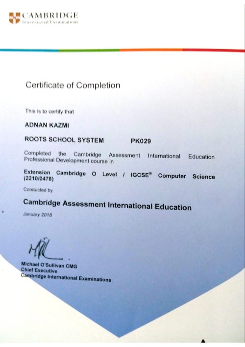 caie certificate 1